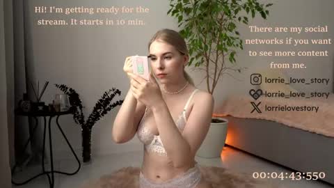 Snapshot of lorrie_love_story chatting on February 9, 2025, 5:22 pm Lorrie online show from February 9, 2025, 5:22 pm