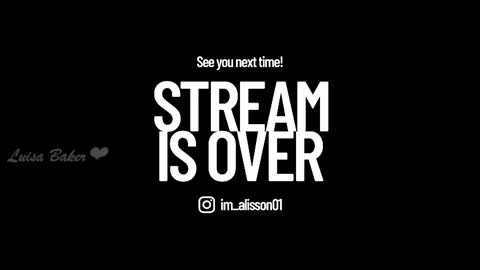 Snapshot of luisabaker chatting on March 21, 2026, 8:19 am IG im alisson01 online show from March 21, 2026, 8:19 am