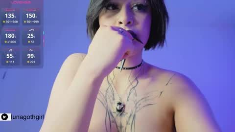 Snapshot of lunagothgirl chatting on April 11, 2026, 7:45 am Luna online show from April 11, 2026, 7:45 am