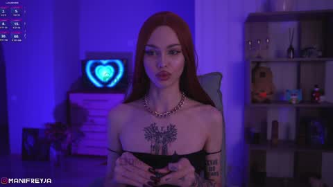 Snapshot of manifreyja chatting on December 16, 2024, 11:28 pm Amelie online show from December 16, 2024, 11:28 pm