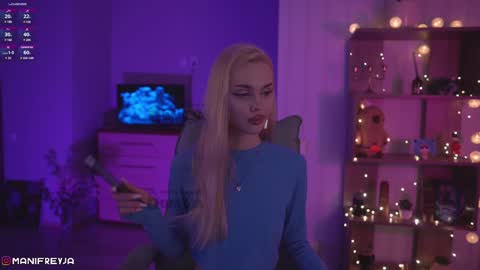 Snapshot of manifreyja chatting on January 17, 2025, 9:06 pm Amelie online show from January 17, 2025, 9:06 pm