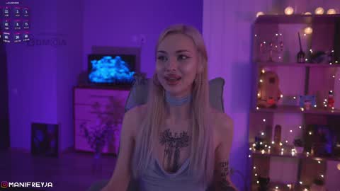 Snapshot of manifreyja chatting on January 18, 2025, 9:55 pm Amelie online show from January 18, 2025, 9:55 pm