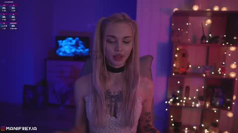 Snapshot of manifreyja chatting on January 22, 2025, 12:59 am Amelie online show from January 22, 2025, 12:59 am