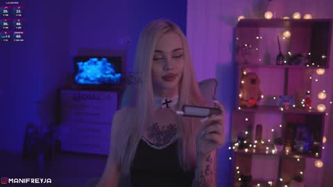 Snapshot of manifreyja chatting on January 24, 2025, 9:37 pm Amelie online show from January 24, 2025, 9:37 pm