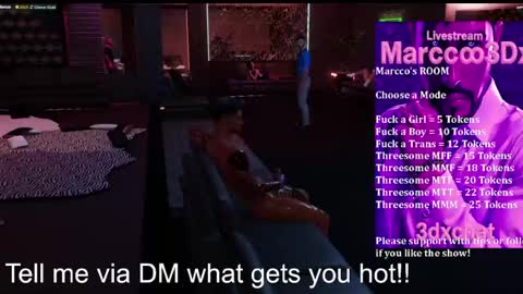 Snapshot of marcco3dx chatting on July 1, 2026, 1:40 am Marcco3dx online show from July 1, 2026, 1:40 am