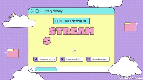 Snapshot of marymoody chatting on February 16, 2025, 9:59 pm Mary Moody online show from February 16, 2025, 9:59 pm