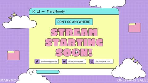 Snapshot of marymoody chatting on November 22, 2025, 12:42 am Mary Moody online show from November 22, 2025, 12:42 am
