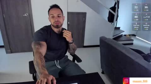 Snapshot of mason_fit chatting on July 19, 2026, 2:43 pm Mason Andre online show from July 19, 2026, 2:43 pm