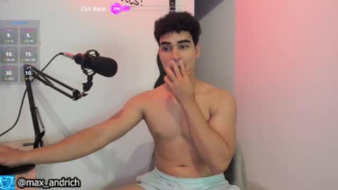 Snapshot of max__andrich chatting on January 11, 2026, 4:28 am Max... online show from January 11, 2026, 4:28 am