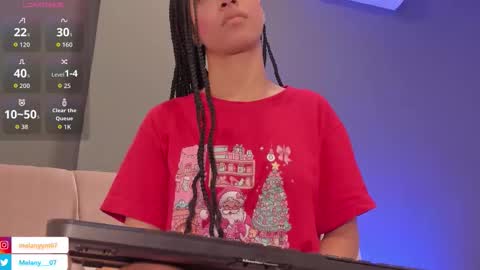 melany online show from January 17, 2026, 1:05 pm