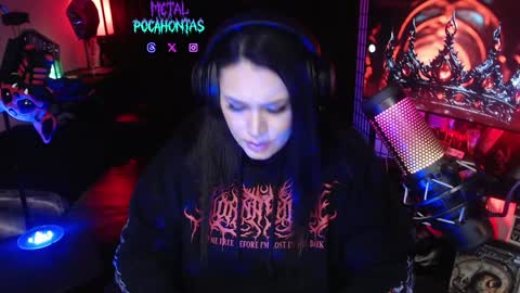 MetalPocahotass online show from January 3, 2025, 7:27 am