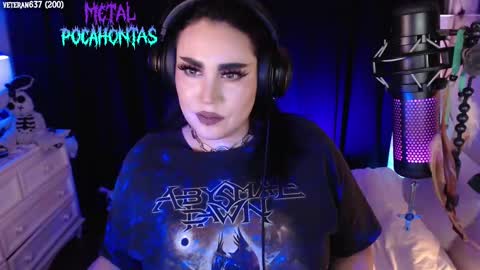 MetalPocahotass online show from October 20, 2025, 11:49 pm