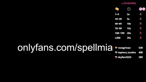 Snapshot of miaspell chatting on February 23, 2025, 10:09 pm Mia instagram miasspell online show from February 23, 2025, 10:09 pm