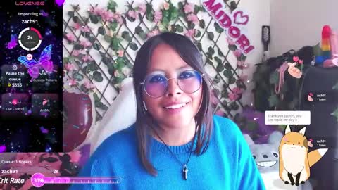 Snapshot of midoriquinn chatting on January 22, 2025, 6:31 pm Midori 7u7 online show from January 22, 2025, 6:31 pm