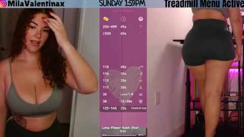 Snapshot of milavalentinax chatting on July 12, 2026, 5:59 pm Mila Valentina online show from July 12, 2026, 5:59 pm