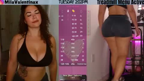 Snapshot of milavalentinax chatting on July 14, 2026, 6:02 pm Mila Valentina online show from July 14, 2026, 6:02 pm