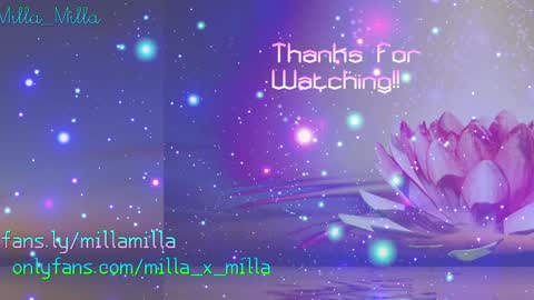 milla_milla online show from January 23, 2025, 4:19 am