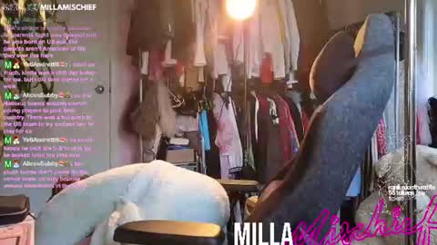 Milla Mischief online show from June 17, 2026, 7:59 pm