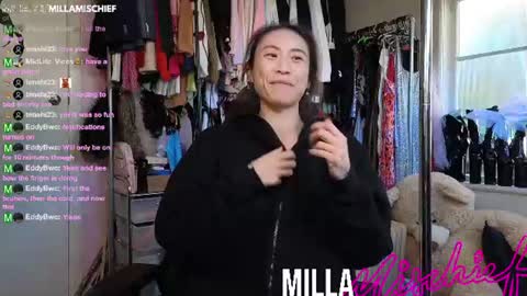Milla Mischief online show from July 12, 2026, 9:17 pm