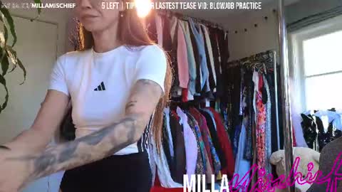 Milla Mischief online show from July 27, 2026, 3:13 am