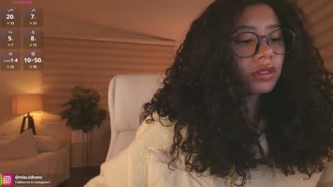 Snapshot of miss_sidney chatting on May 21, 2026, 12:45 pm Amy Olivera online show from May 21, 2026, 12:45 pm