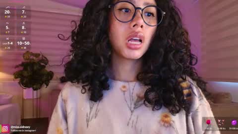 Snapshot of miss_sidney chatting on June 3, 2026, 1:03 pm Amy Olivera online show from June 3, 2026, 1:03 pm