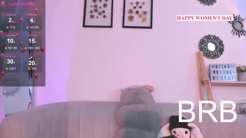 Aisha    birtthday show 15 noviembre online show from March 10, 2025, 8:45 pm