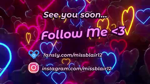 MissBlair online show from February 26, 2025, 12:16 am