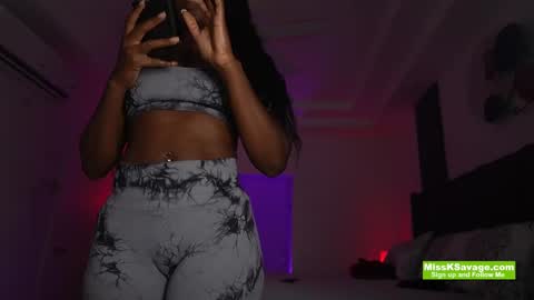 Snapshot of missksavage chatting on December 22, 2024, 9:31 pm Miss K online show from December 22, 2024, 9:31 pm