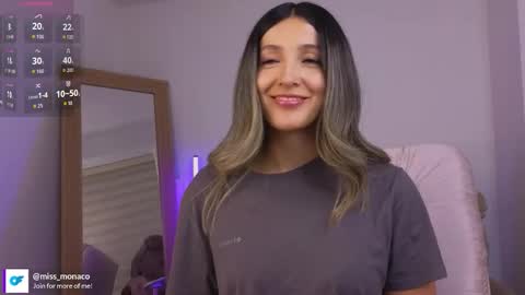 Snapshot of missmonaco chatting on February 11, 2026, 3:33 am Emma Rivera online show from February 11, 2026, 3:33 am