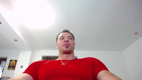 Snapshot of muscleaj69 chatting on July 16, 2026, 5:35 am AJ online show from July 16, 2026, 5:35 am