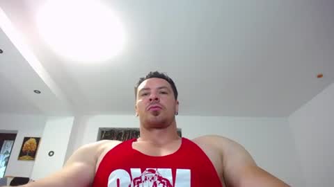 Snapshot of muscleaj69 chatting on July 18, 2026, 5:33 am AJ online show from July 18, 2026, 5:33 am