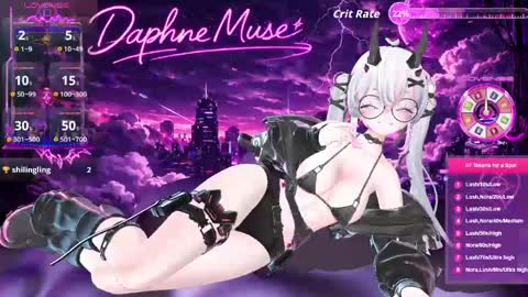 Snapshot of muse_daphne chatting on May 30, 2026, 4:37 pm Daphne Musa online show from May 30, 2026, 4:37 pm