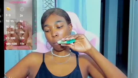 Snapshot of myblackdope_ chatting on June 29, 2026, 9:15 am Samanta online show from June 29, 2026, 9:15 am