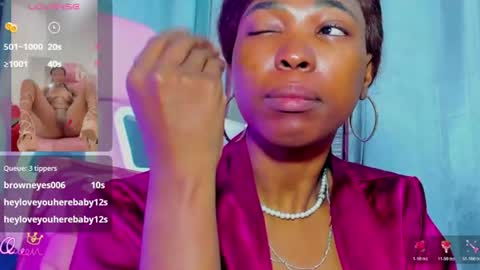 Snapshot of myblackdope_ chatting on July 6, 2026, 11:40 am Samanta online show from July 6, 2026, 11:40 am