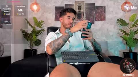 Snapshot of nate_franco chatting on October 16, 2025, 12:00 am Nate Franco online show from October 16, 2025, 12:00 am