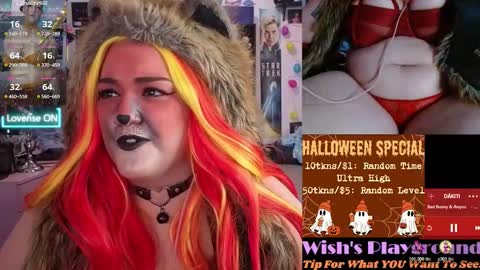 Snapshot of nevermakeawish chatting on October 30, 2025, 6:26 am Wishs Playground online show from October 30, 2025, 6:26 am