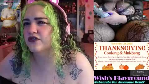 Snapshot of nevermakeawish chatting on November 20, 2025, 6:57 am Wishs Playground online show from November 20, 2025, 6:57 am