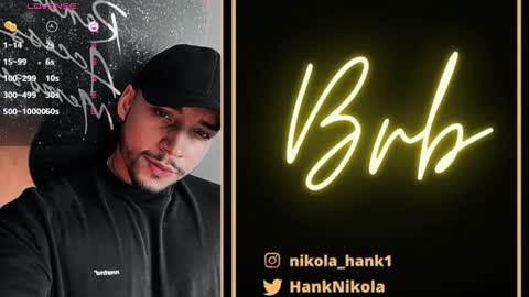 Snapshot of nikolahank1 chatting on December 10, 2024, 6:11 am Nikola Hank online show from December 10, 2024, 6:11 am