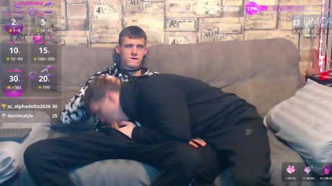 Max tall dark-haired guy with tattoos and Phil blond-haired online show from March 23, 2026, 1:53 am