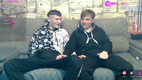 Max tall dark-haired guy with tattoos and Phil blond-haired online show from April 14, 2026, 2:06 am