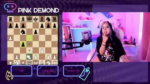 Snapshot of pinkk_demon chatting on June 27, 2026, 2:23 pm PINKK online show from June 27, 2026, 2:23 pm