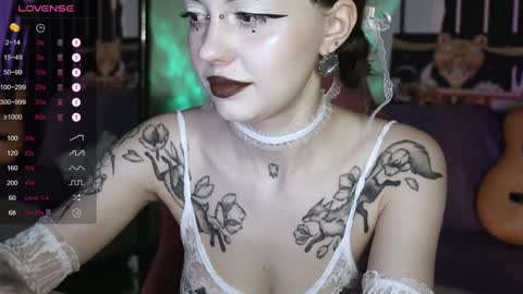 Snapshot of prettybones chatting on December 20, 2024, 12:05 pm Violet online show from December 20, 2024, 12:05 pm