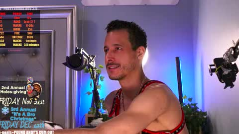 Snapshot of prosbate chatting on November 10, 2025, 2:10 am Andy Conda ITS A BRO CHRISTMAS PARTY FRIDAY DECEMBER 13TH 9pm est - LATE Mark Your Calendar online show from November 10, 2025, 2:10 am