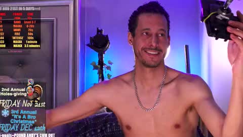 Snapshot of prosbate chatting on November 17, 2025, 1:44 am Andy Conda ITS A BRO CHRISTMAS PARTY FRIDAY DECEMBER 13TH 9pm est - LATE Mark Your Calendar online show from November 17, 2025, 1:44 am