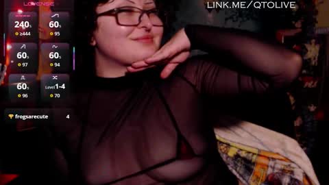 Snapshot of qtolive chatting on March 27, 2026, 5:57 am Olive TheyThem online show from March 27, 2026, 5:57 am