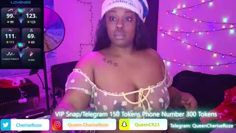 Snapshot of queencroze chatting on December 24, 2024, 2:54 am Queen Cherise Roze online show from December 24, 2024, 2:54 am