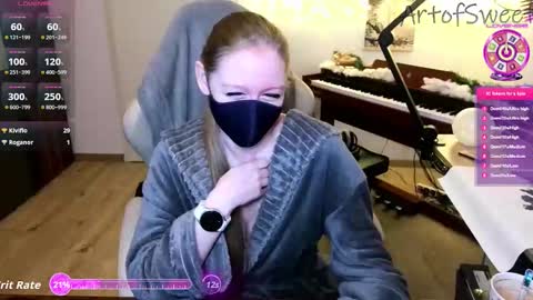 realartofslut online show from December 22, 2025, 7:55 pm