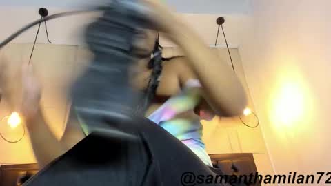 Snapshot of samanthamilan chatting on February 7, 2026, 10:30 am Alejandra online show from February 7, 2026, 10:30 am