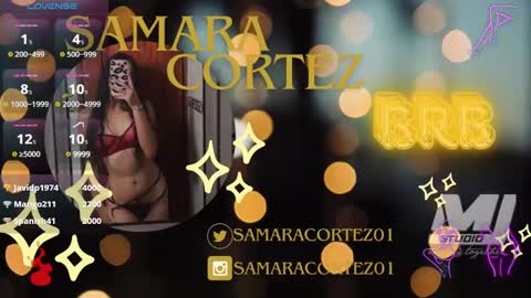 Snapshot of samaracortez chatting on February 11, 2025, 12:06 am Sammy online show from February 11, 2025, 12:06 am